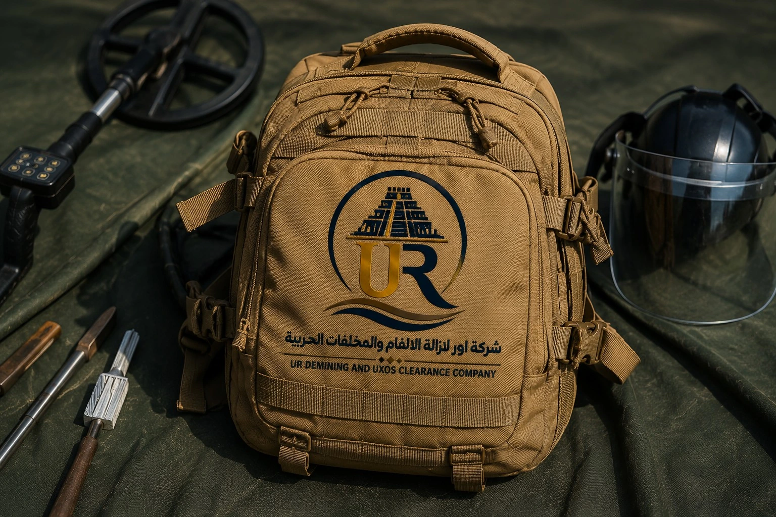 معدات وتجهيزات التوعية بمخاطر الألغام والمخلفات الحربية